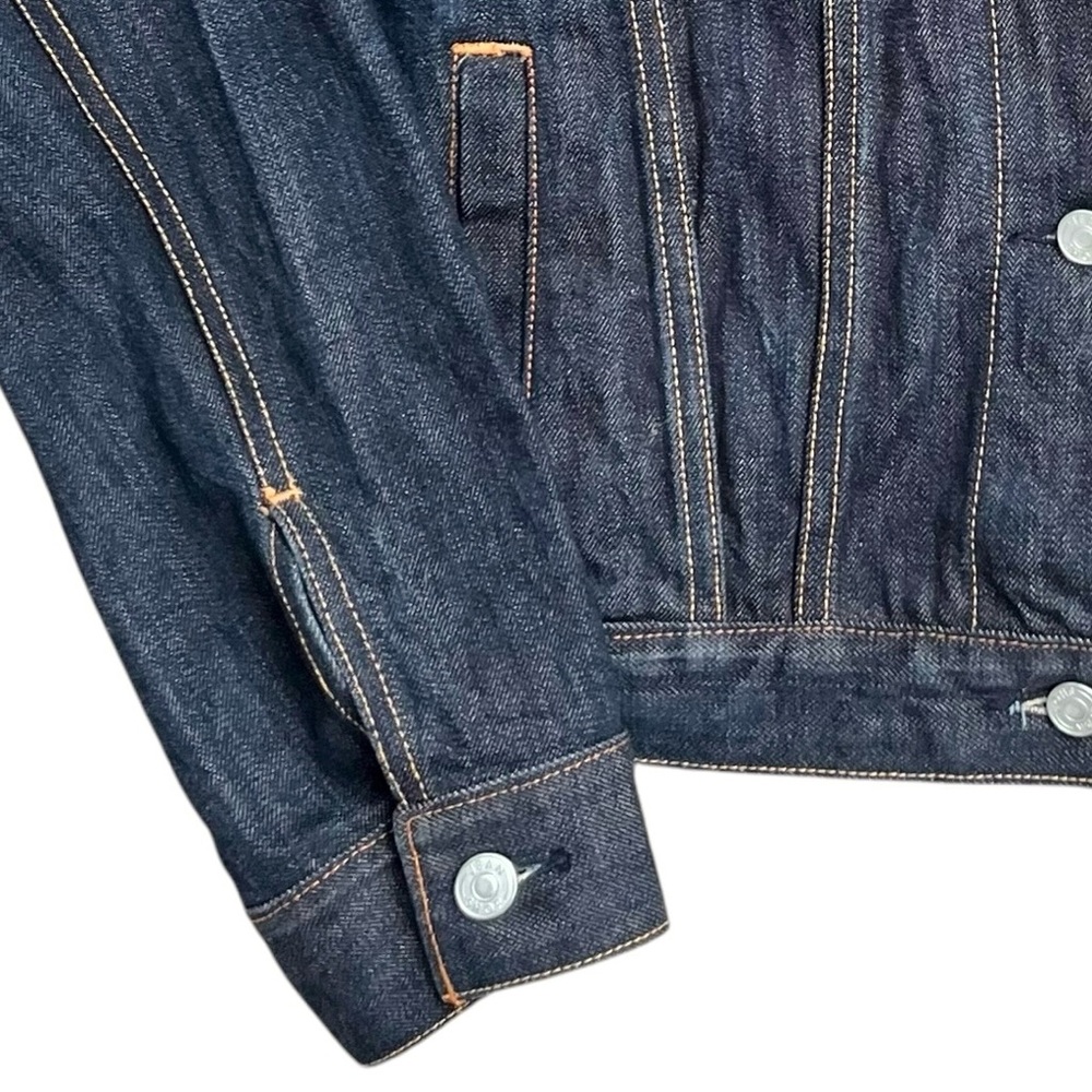 Vintage Jean Shop Jacket Selvedge Denim Trucker NYC - Picture 9 of 16